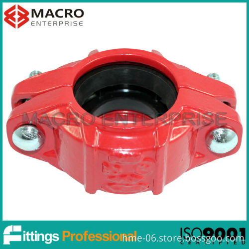 Grooved fittings heavy duty flexible coupling